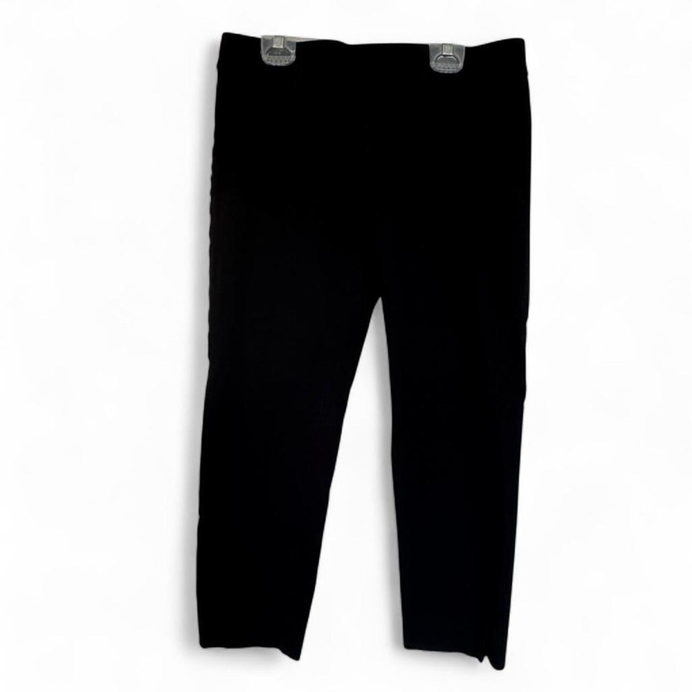 Sz 6 Black Trousers Work Pants Office Business Casual Banana Republic Sloan Fit